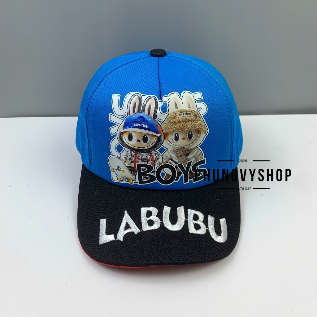 (SALE) Bé 3-8 TUỔI/ Mũ lưỡi trai gái trẻ em phungvyshop- Nón TRUNG / Kết LABUBOYS /