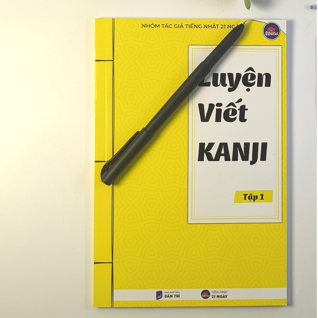 Sách- Luyện Viết Kanji -Tập 1-Hack não Kanji-Tiếng Nhật 21 Ngày