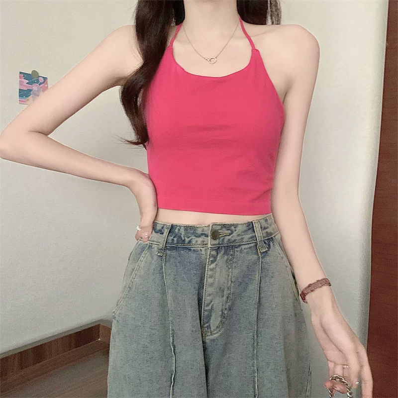 Áo Yếm Hở Lưng Bigsize Gợi Cảm Thun Cotton Co Giãn Nhiều Màu