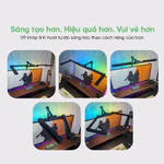 Đèn bảo vệ mắt kẹp bàn UPGEN SCORPIO dùng làm việc/ học tập/ đọc sách có nhiều chế độ chiếu sáng — ảnh 2