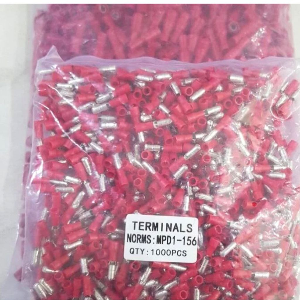 100 bộ cos đầu đạn (Đực + cái) , MPD1-156, MRD1-156, đầu cos dây điện ...