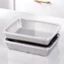 HỘP LẠNH SIZE NHỠ, Khay đựng thực phẩm inox 304 có nắp nhựa, Size 18*12,5*4,5 đựng thực phẩm lạnh có kèm nắp đậy-MA:04