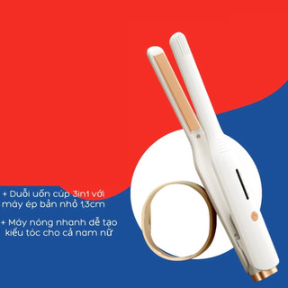 Máy Uốn Tóc Tạo Kiểu Tóc Cho Nam B128 3in1 Ép Side Tóc Đa Năng, Duỗi Thẳng Tóc, Bảo Hành 2 Năm
