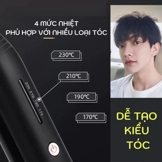 Máy Uốn Tóc Tạo Kiểu Tóc Cho Nam B128 3in1 Ép Side Tóc Đa Năng, Duỗi Thẳng Tóc, Bảo Hành 2 Năm