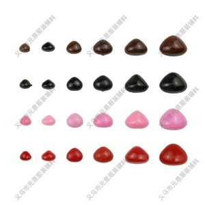 Set 20 mũi thú bằng nhựa nhiều màu đủ size, dùng làm phụ kiện thủ công mỹ nghệ, phụ kiện handmade