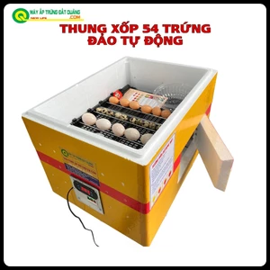 Máy Ấp Trứng 54 Trứng Thùng Xốp Và Thùng Alu Viền Nhôm Chạy Nhiệt Dây Cacbon Ấp Gà, Vịt, Ngan, Ngỗng