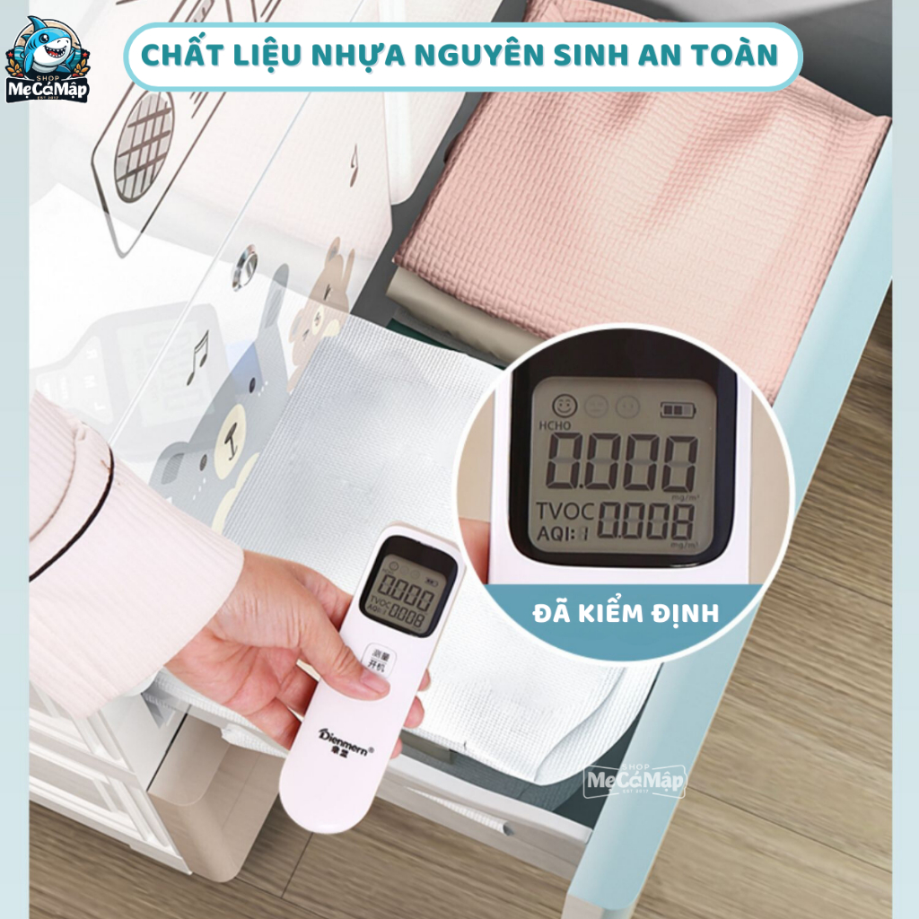 Tủ Nhựa Cho Bé Pakey Chính Hãng, Tủ Quần Áo Trẻ Em Nhiều Ngăn Có Bánh Xe, Mẫu Mới Nhất 2026