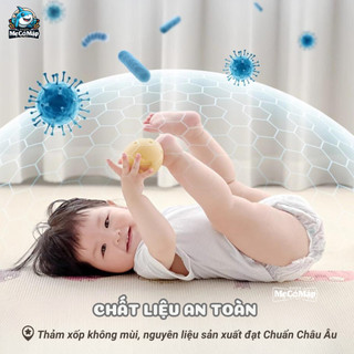 Thảm Xốp Dày 1cm, 2cm Mẫu Mới 2026 Họa Tiết Ngộ Nghĩnh, Thảm Chơi Cho Bé Phủ Silicone Chống Thấm