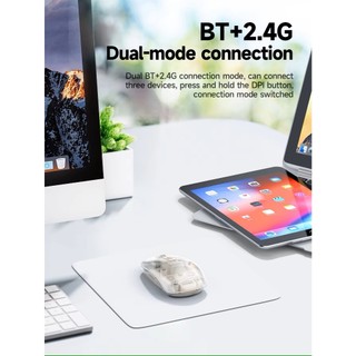 Chuột không dây Bluetooth kiêm Wireless 2.4G Hoco GM29 Thiết kế trong suốt, DPI 1600 - Phụ Kiện Nhất Tín