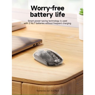 Chuột không dây Bluetooth kiêm Wireless 2.4G Hoco GM29 Thiết kế trong suốt, DPI 1600 - Phụ Kiện Nhất Tín