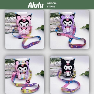 Túi Đeo Chéo Hoạt Hình Kuromi Melody Labubu - Túi Silicon Cho Bé Siêu Cute Dễ Thương 10x15cm - Kho Sỉ Gia Dụng Alulu