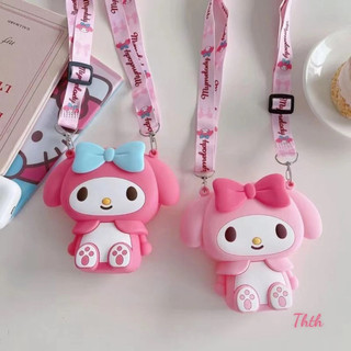 Túi Đeo Chéo Hoạt Hình Kuromi Melody Labubu - Túi Silicon Cho Bé Siêu Cute Dễ Thương 10x15cm - Kho Sỉ Gia Dụng Alulu