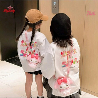 Túi Đeo Chéo Hoạt Hình Kuromi Melody Labubu - Túi Silicon Cho Bé Siêu Cute Dễ Thương 10x15cm - Kho Sỉ Gia Dụng Alulu