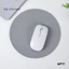 Miếng Lót Chuột 2 Mặt Da Tròn Màu Pastel Không Thấm Nước 22cm