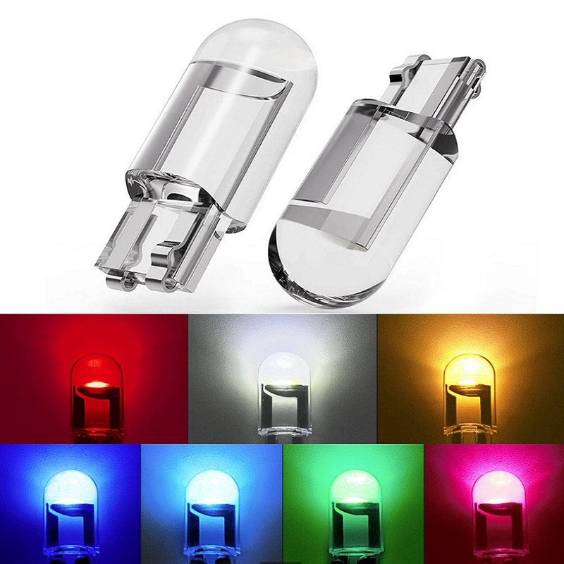Đèn LED COB T10 Siêu Sáng Lắp Xinhan, Báo Số, demi Ôtô, Xe Máy - Giá 1 Bóng - Kính Đúc