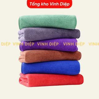 01 chiếc khăn mặt, khăn lau chất vải nhung mềm min size 24x50cm