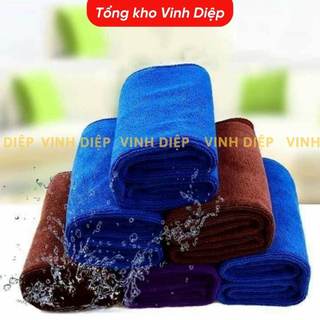 01 chiếc khăn mặt, khăn lau chất vải nhung mềm min size 24x50cm