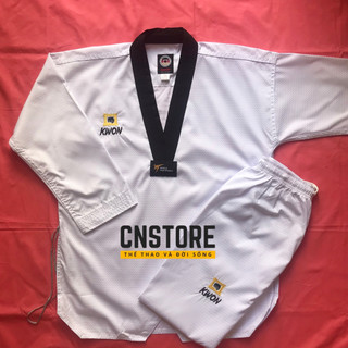 Võ Phục Taekwondo Cổ Đen Kwon Kim Cương Siêu Nhẹ Mát Mẻ