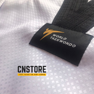 Võ Phục Taekwondo Cổ Đen Kwon Kim Cương Siêu Nhẹ Mát Mẻ
