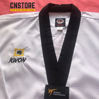 Võ Phục Taekwondo Cổ Đen Kwon Kim Cương Siêu Nhẹ Mát Mẻ