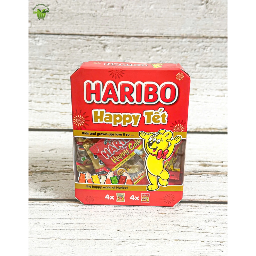 Hộp Kẹo Dẻo Haribo Happy Tết 96g | Shopee Việt Nam