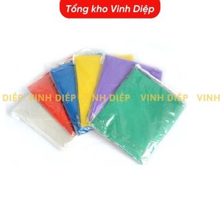 10 chiếc Áo mưa nilon dùng 1 lần hàng dày dặn nhiều màu (10 chiếc)