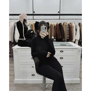•𝙆𝙞𝙣𝙜𝙨𝙝𝙤𝙥𝙗𝙚𝙖𝙪𝙩𝙮•Áo Giấy Mỏng Cổ Lọ Chuẩn Tag WU3 L1