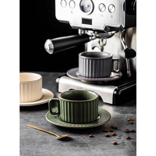 Bộ Tách cafe gốm sứ cao cấp kèm đĩa + hộp quà sang trọng