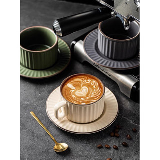 Bộ Tách cafe gốm sứ cao cấp kèm đĩa + hộp quà sang trọng