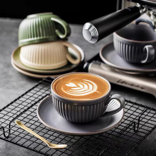 Bộ Tách cafe gốm sứ cao cấp kèm đĩa + hộp quà sang trọng