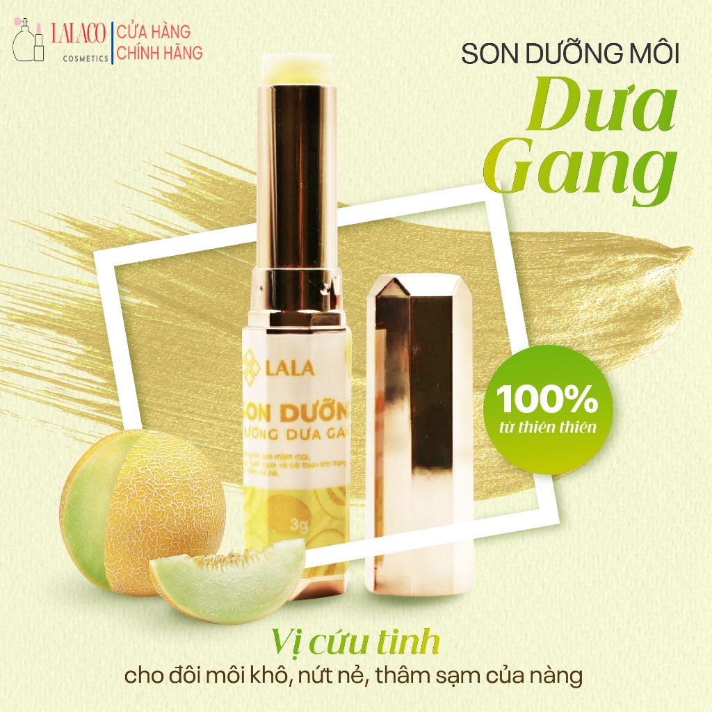 Son Dưỡng Môi LALA  Son dưỡng môi thiên nhiên giúp hồng, mềm mịn và mờ thâm sau 3-4 tuần