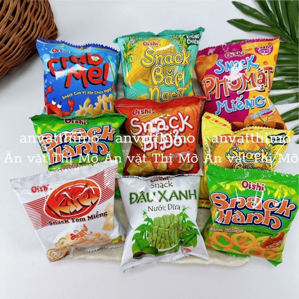 GÓI MINI 6G) Bim bim oishi đủ vị hàng chính hãng | Shopee Việt Nam