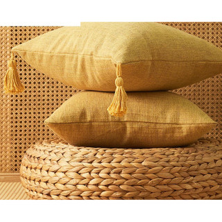 (Giá dùng thử) Gối tựa lưng sofa, gối sofa , vuông 45x45 , 50x50 có tua rua hiện đại sang chảnh