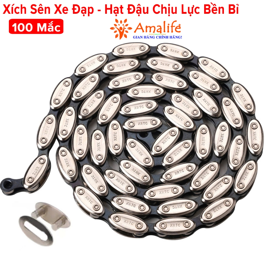Ảnh Xích Sên Xe Đạp Hạt Đậu Nhà Amalife FNC Xích Xe Đạp Thể Thao Chịu Lực Cao Siêu Bền Bỉ Cho Dòng Xe BMX & FIXED GEAR 1