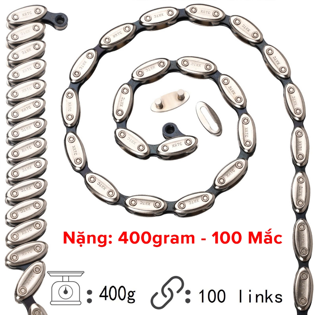 Ảnh Xích Sên Xe Đạp Hạt Đậu Nhà Amalife FNC Xích Xe Đạp Thể Thao Chịu Lực Cao Siêu Bền Bỉ Cho Dòng Xe BMX & FIXED GEAR 4