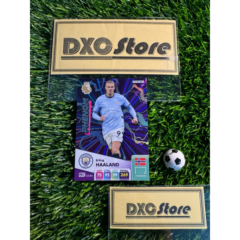 Carte Panini Adrenalyn XL EPL 2025 - Erling Haaland (Man City) Phenom #462 - état Mint