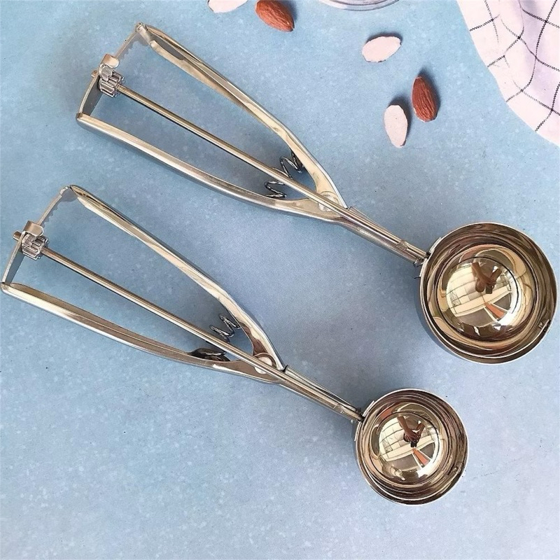 Muỗng múc kem, trái cây inox