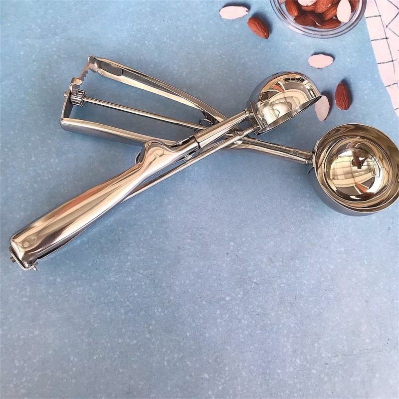 Muỗng múc kem, trái cây inox