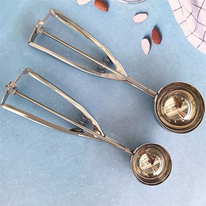 Muỗng múc kem, trái cây inox