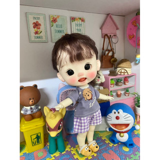 Set áo thun quần caro tím size dian mập,cừu bé,cá lớn,6 nhỏ(size khác vui lòng ib shop)