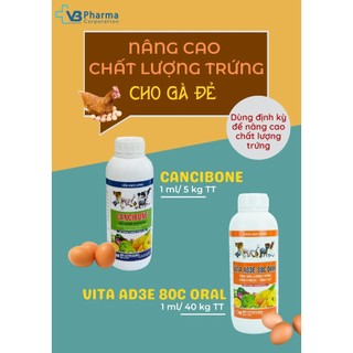 CANCIBONE  Vb Pharma cung cấp vi khoáng chất canxi magie cho vật nuôi gia súc gia cầm trắc xương