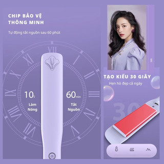 Máy Uốn Tóc Dập Xù Bấm Phồng Chân Tóc XN-838 Tích Hợp Màn Hình LED Hiển Thị Và Ion Bảo Vệ Tóc