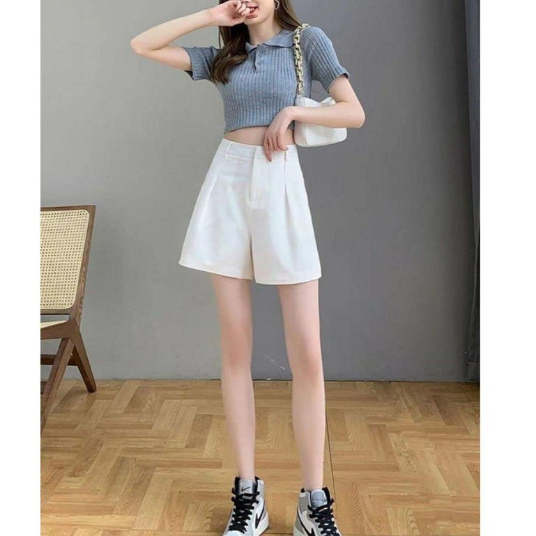 Quần Đùi Bigsize Nữ,Quần Short Nữ Big Size Lưng Thun Khóa Kéo Vải Tuyết Lạnh Mặc Mát Thoải Mái Q8
