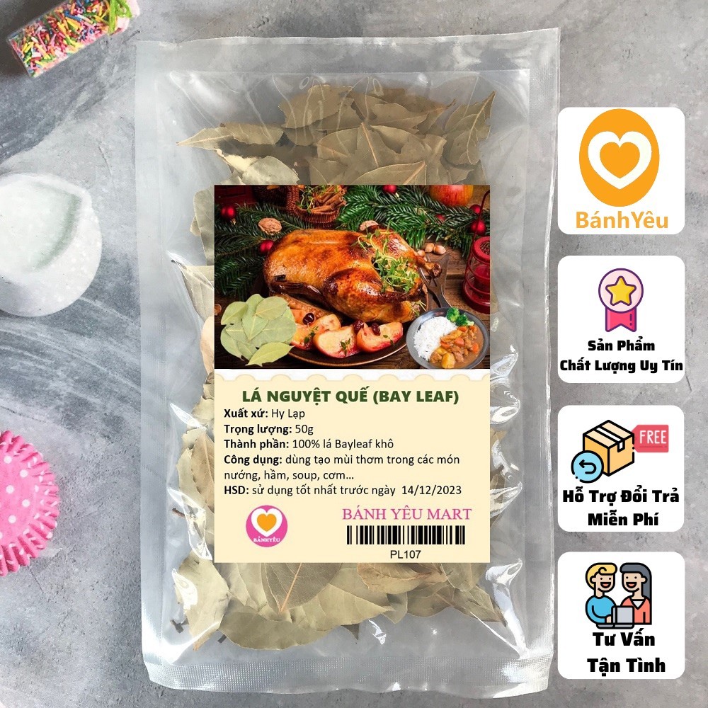 Lá nguyệt quế/ Bay leaf CHIA-50g - PL107