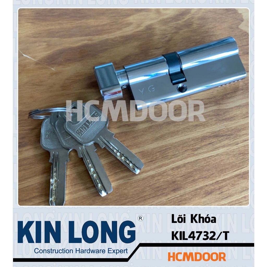 Lõi Khóa - Ruột Khóa 1 Đầu Chìa ( Mở Ngoài ) - Kinlong Chính Hãng ...