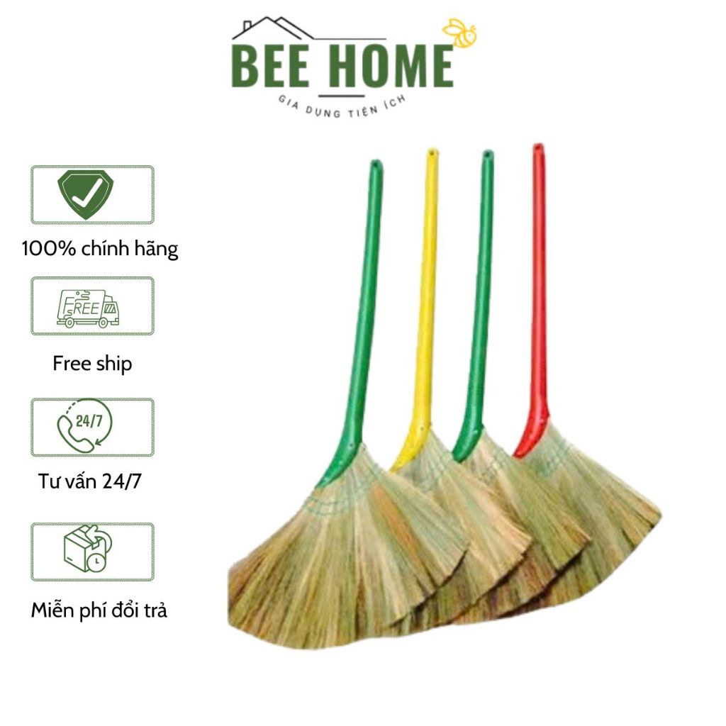 Chổi quét nhà, chổi đót loại 1 chổi dày hàng cán nhựa dày dặn giá rẻ ...