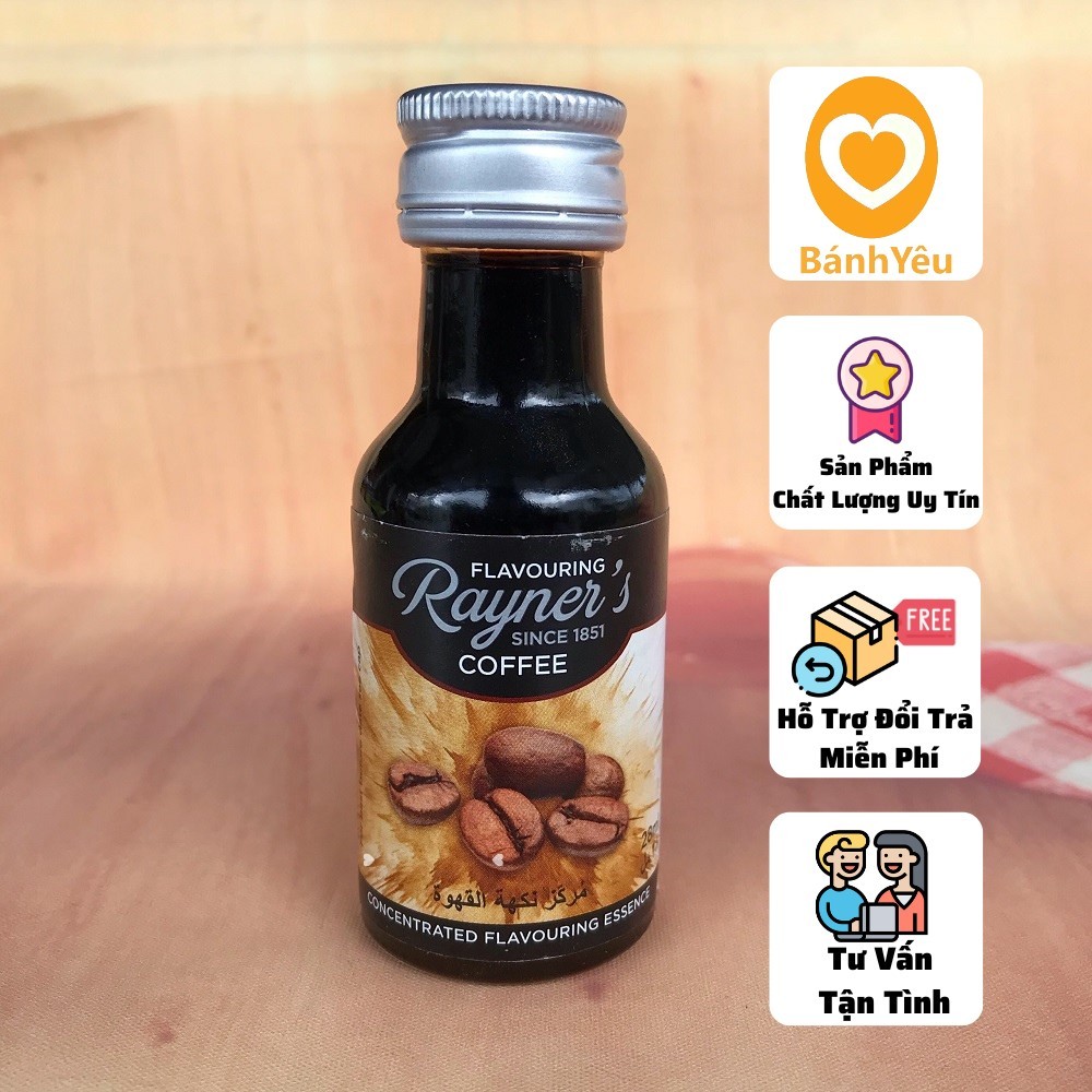 Tinh chất Rayners hương Cà phê - Hương Coffee 28ml - PL87