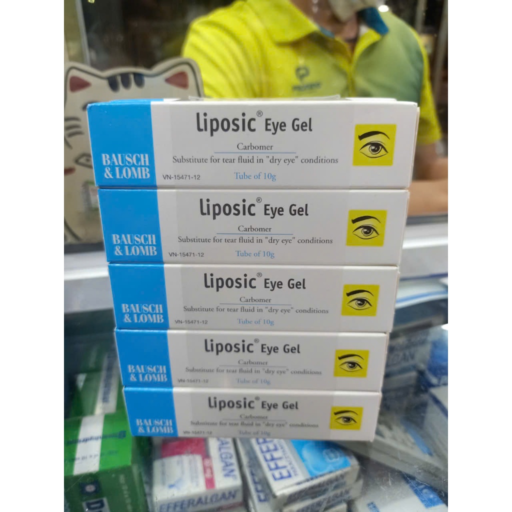 Lipotic Gel 目の保湿ジェル 10g LIPOSIC EYE GEL 10G. THAY THẾ NƯỚC