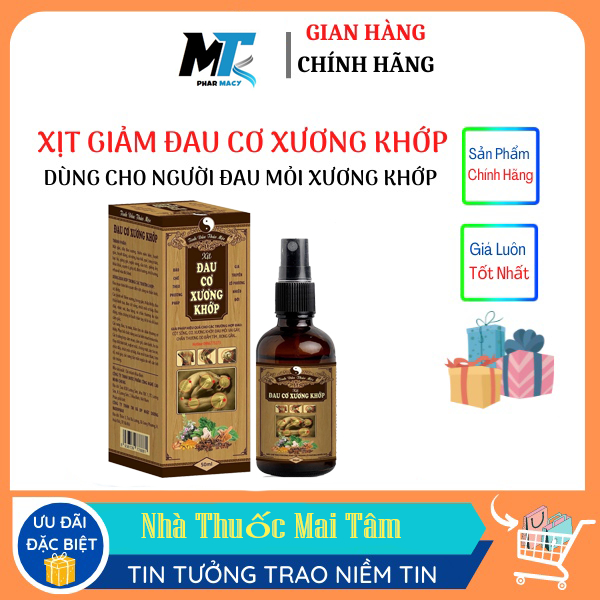 Chai Xịt Đau Cơ Xương Khớp