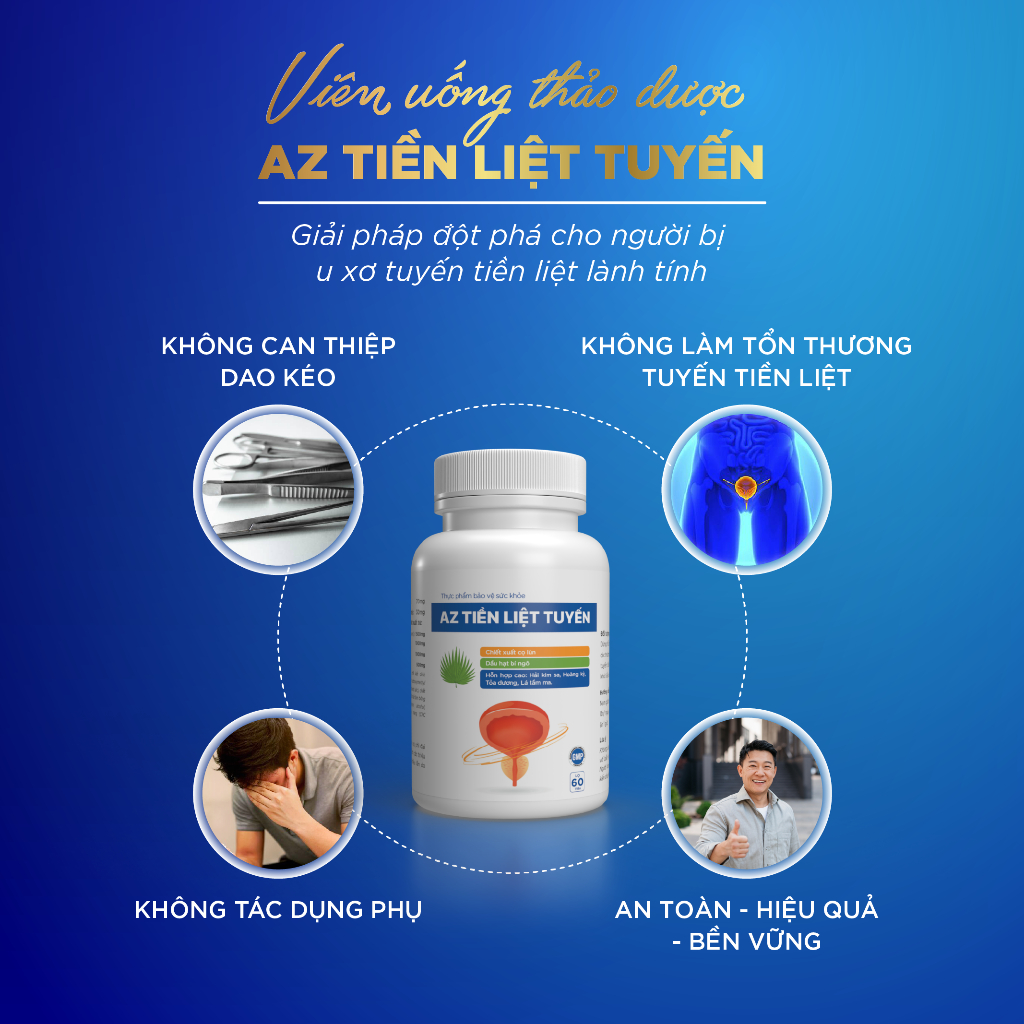 Ảnh Viên tiểu đêm hỗ trợ giảm u xơ phì đại tuyến tiền liệt, bí tiểu, tiểu nhiều lần - Growgreenaz 2